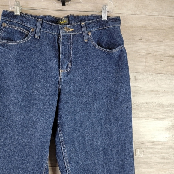 Vintage Cabela's Fleece Lined Straight-leg Jeans Women's Size 8 (more like a 6) - Picture 6 of 14